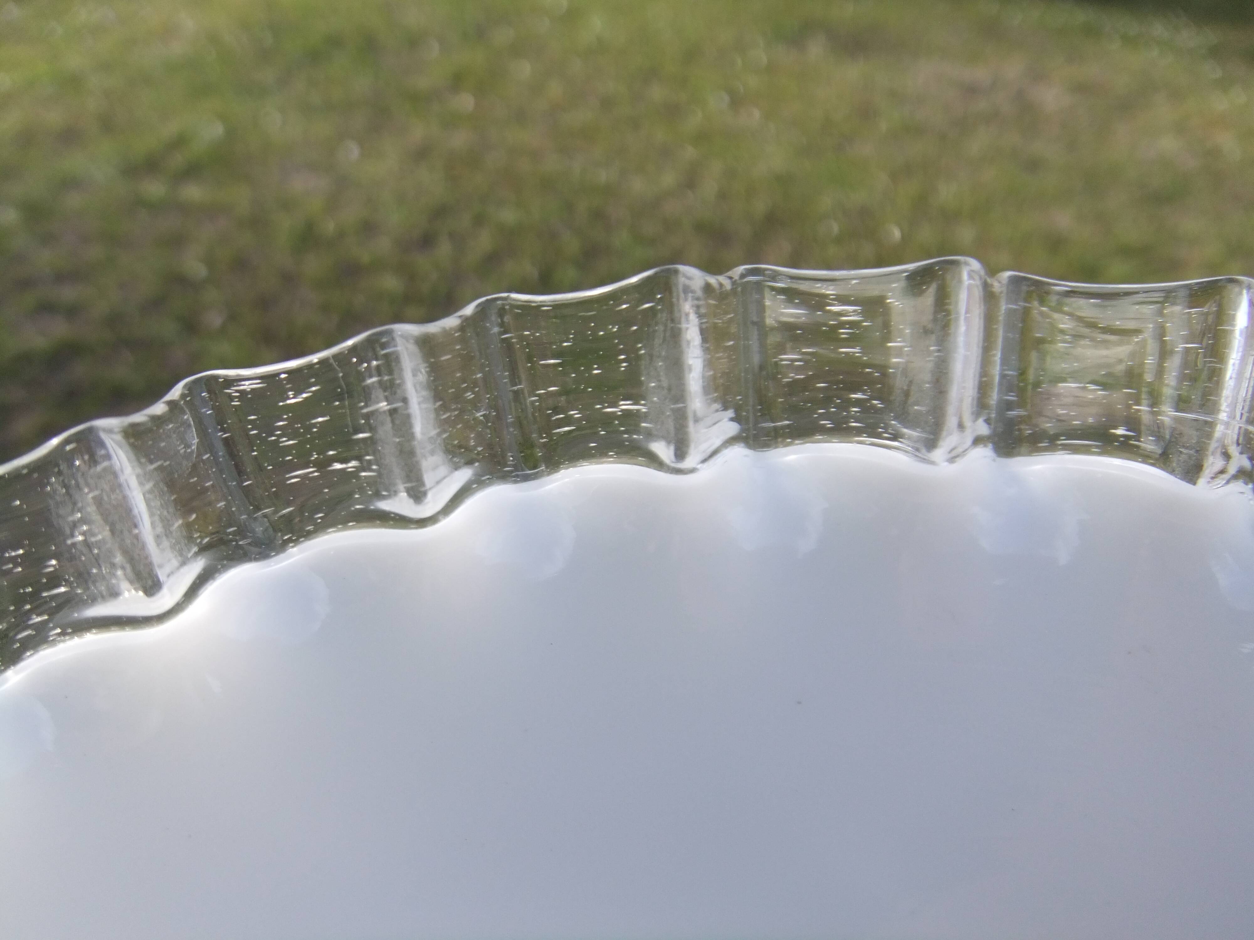 Opaline mount drop speckled lace lampshade pendant chandelier lamp tu