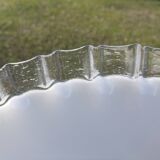 Opaline mount drop speckled lace lampshade pendant chandelier lamp tu