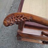 Fauteuil chinois fer à cheval
