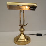 Brass desk lamp