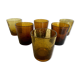 Set de 6 verres de Biot 1960