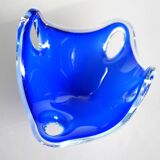 Glass art Coquille bowl by Paul Kedelv for Flygsfors