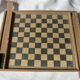 old game of checkers and game of the wooden goose
