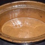 Vintage terracotta terrine with lid