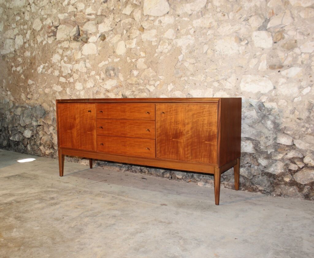 Vintage Scandinavian style teak sideboard by Younger, 60s