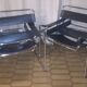Pair of leather armchairs Breuer model B3
