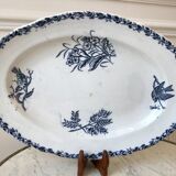 Oval dish Terre de Fer early nineteenth