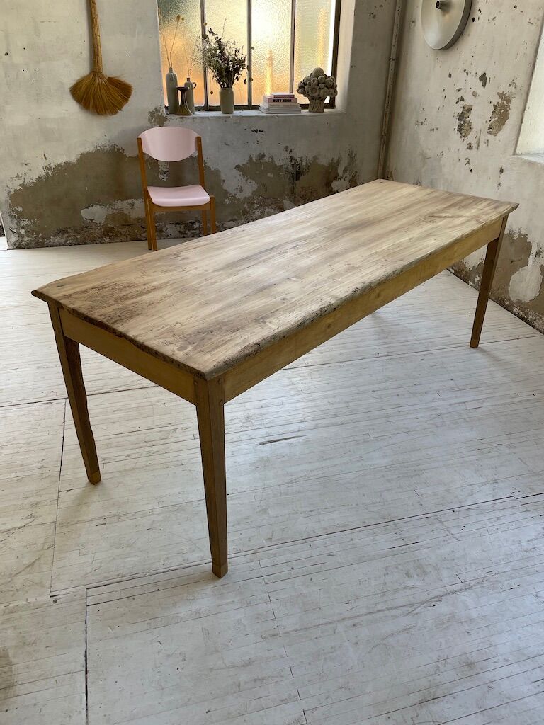 Oak and pine farm table 2m