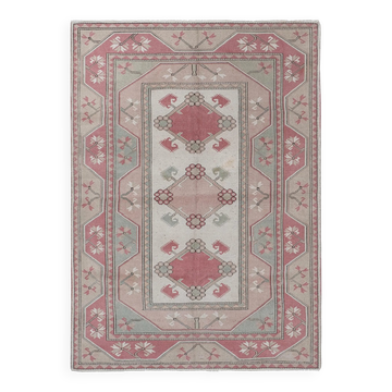 Vintage Turkish handmade rug 212x304 cm