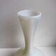 Small vase in white opaline 40s