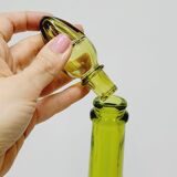 Carafe Italienne Vintage En Verre Vert