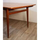 Table de repas extensible scandinave en teck vers 1960