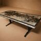 Coffee table marbre mid-century