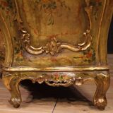 Grande commode vénitienne laquée et dorée du XXe siècle