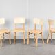 Set of 4 Dining Chairs, by TON, 1960s, Czechoslovakia
