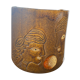 Wall lamp in ceramic and Accolay resin