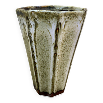 Glazed Stoneware Vase Gérard Tridot