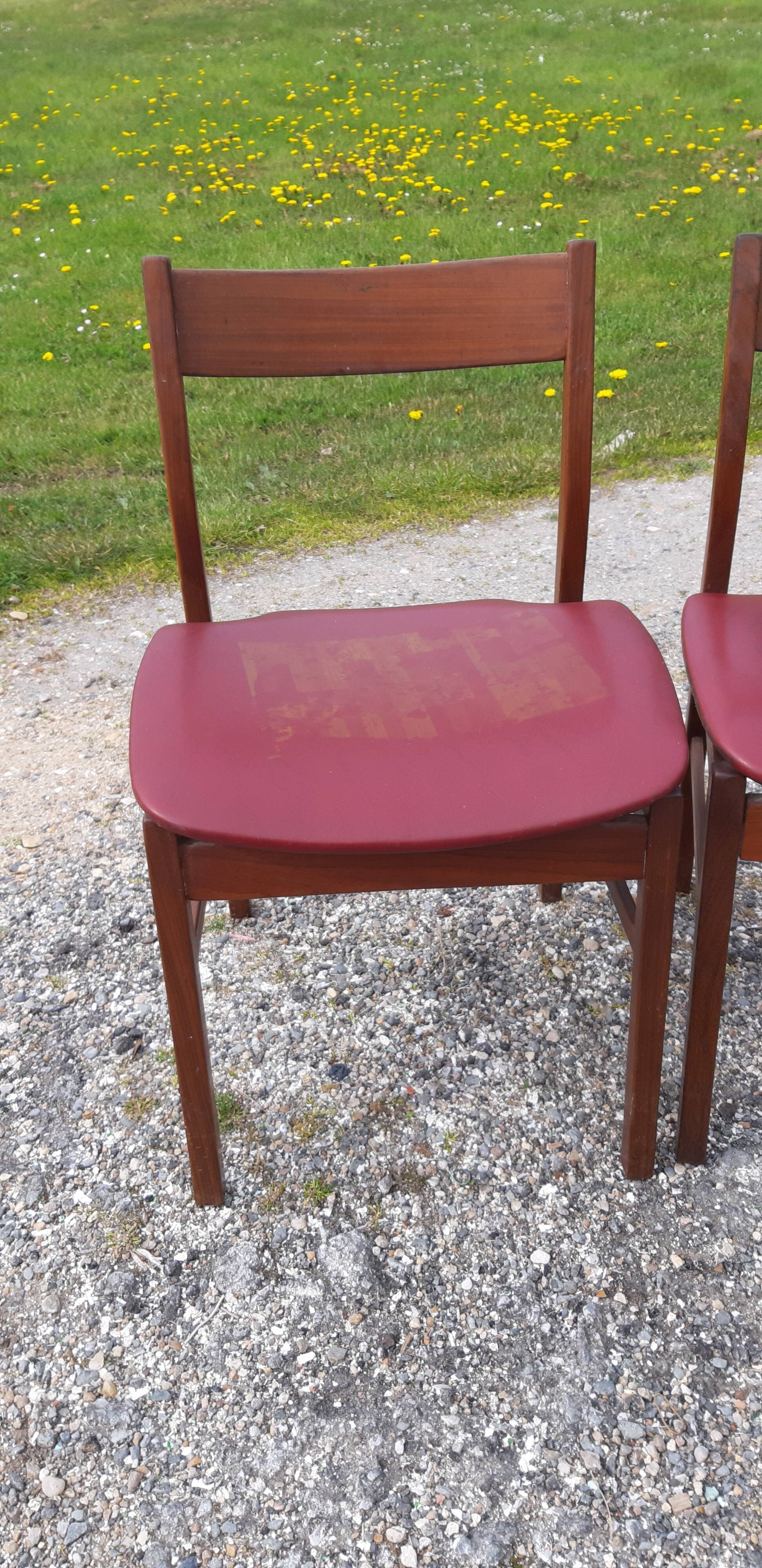 Paire de chaises de style scandinave