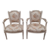 Lot of Louis XVI style armchairs