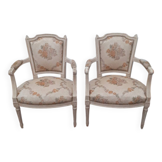 Lot of Louis XVI style armchairs
