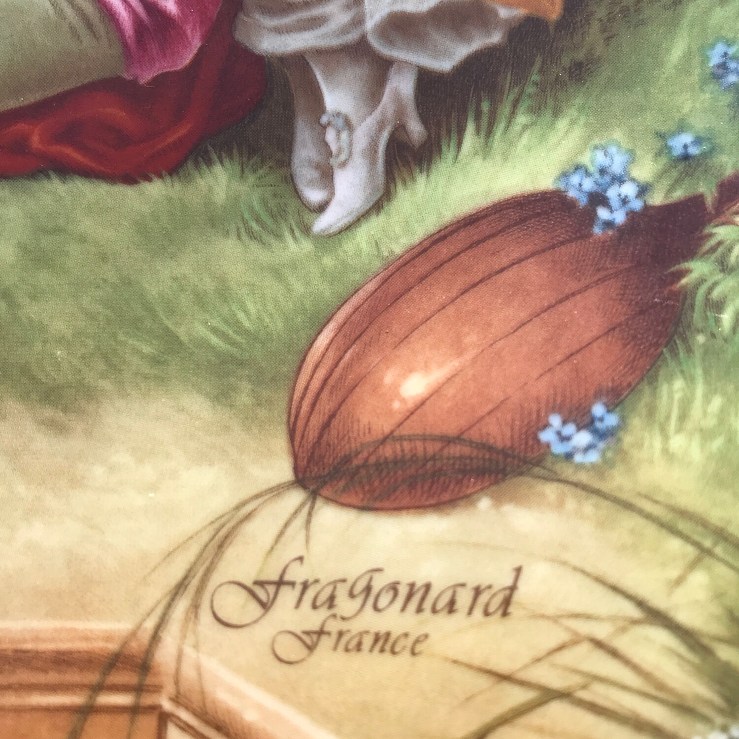 Fragonard porcelain plate Limoges