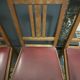 Set of 6 art-deco chairs