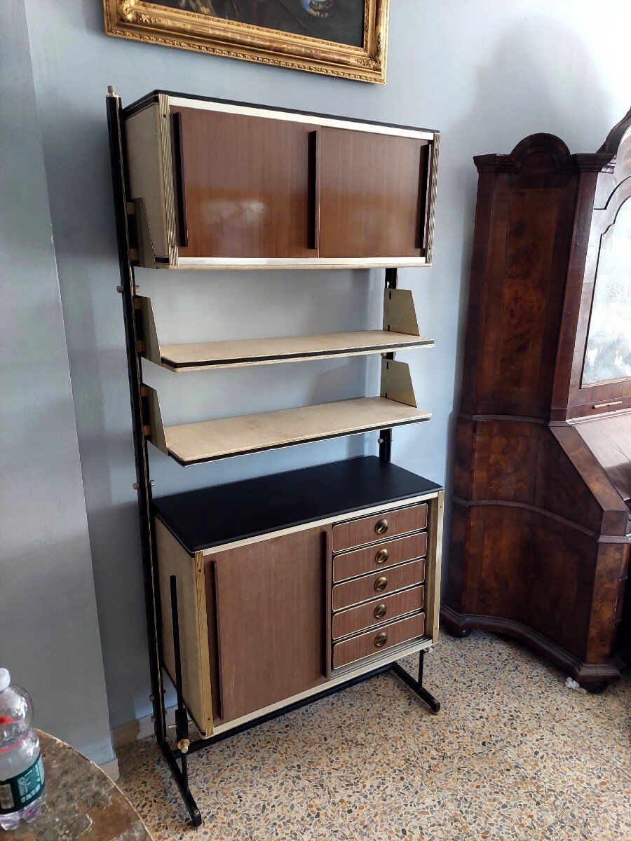 Meuble Bibliothèque d'Umberto Mascagni Design Des Années 1950,