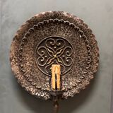 Wrought Iron Wall Sconces, Italy, 1970s - Set of 2