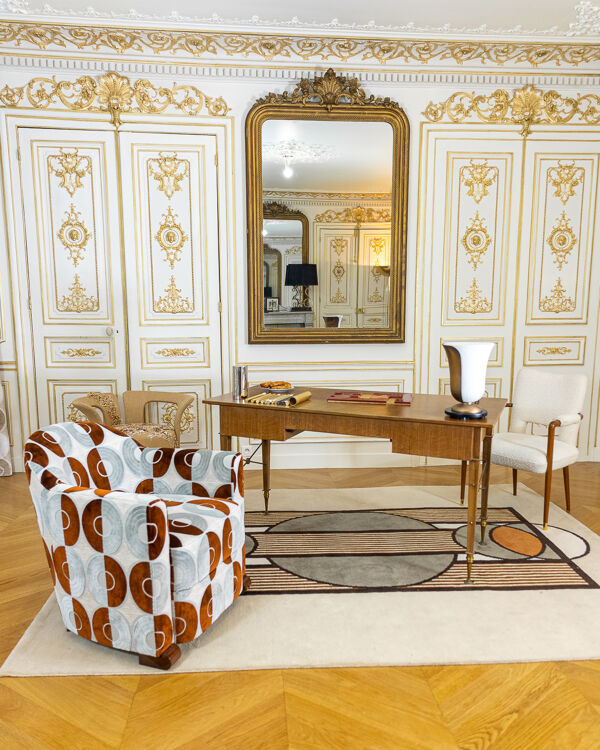 Fauteuil art deco Maison Leleu