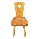 High-backed chair by Christian DURUPT for the Meribel resort 1960.