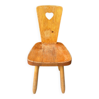 High-backed chair by Christian DURUPT for the Meribel resort 1960.