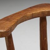 Folk Art Wabi Sabi Chair, France, 19th Century