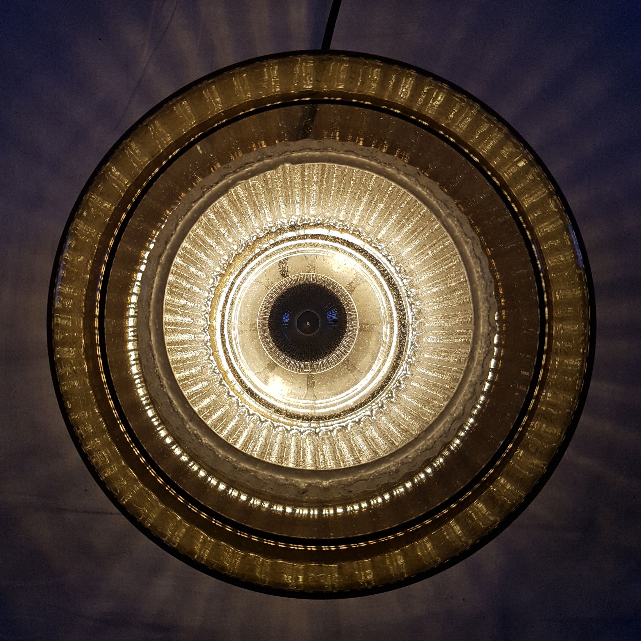 Raak B-1264 Amsterdam 1968 smoked glass table lamp