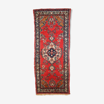 Vintage Persian Lilihan done hand 59cm x 93cm carpet 1970 s, 1C617