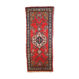 Vintage Persian Lilihan done hand 59cm x 93cm carpet 1970 s, 1C617