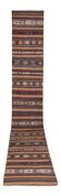 Tapis de couloir turc vintage 80x512 cm