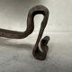 Antique Spanish brutalist table lamp – wrought iron