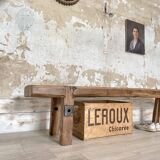 Table basse primitive en bois massif