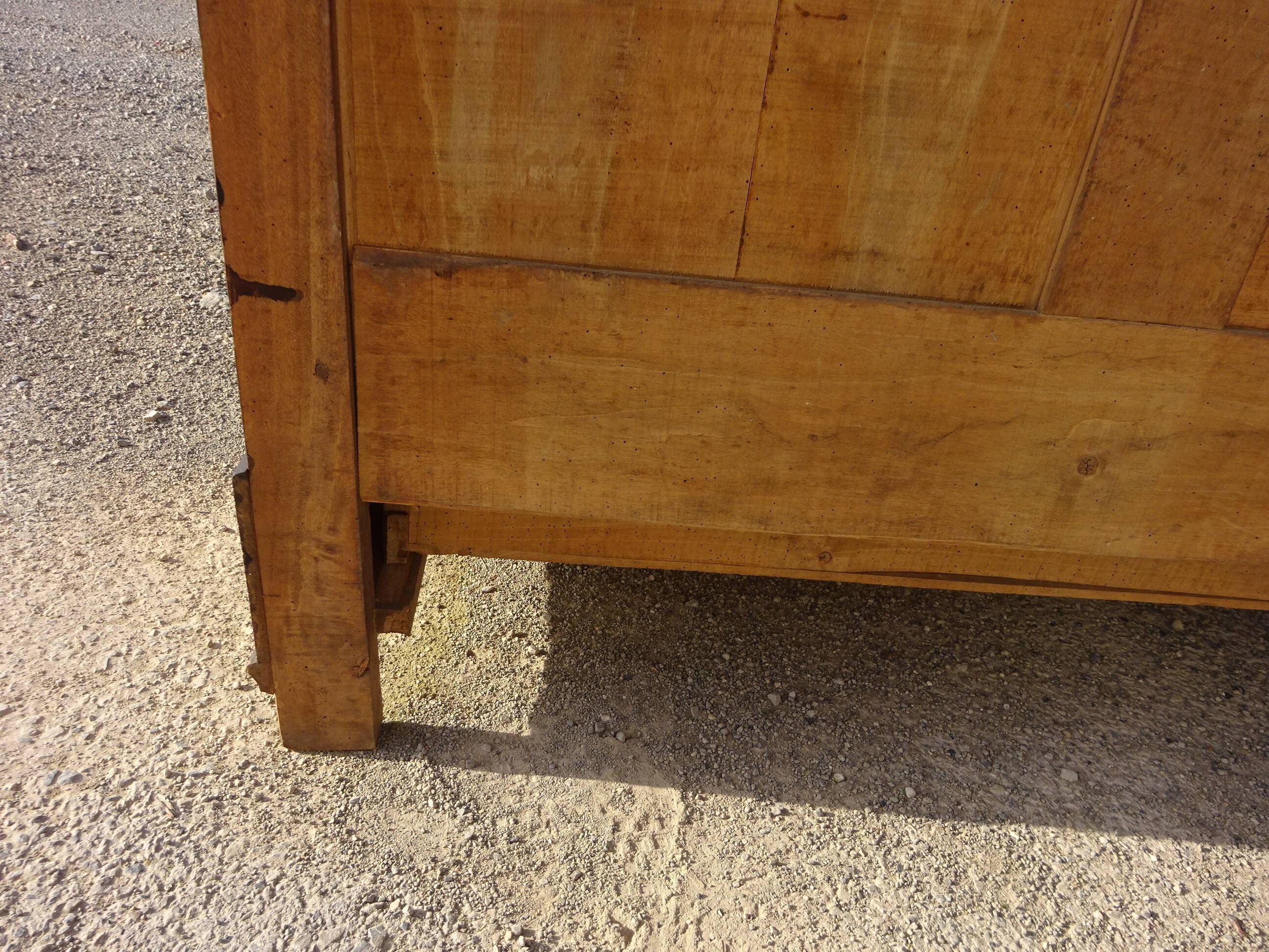 Louis Philippe style walnut wardrobe