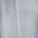 Party tablecloth - 2m30 x 5m30 - white damask monogrammed ct