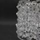 Paire de lampes de table en verre et métal chromé par Kamenicky Senov, Tchécoslovaquie années 1970