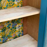 Glass-glazed Parisian wardrobe 1950