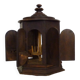 Old wooden cigar and cigarette cellar, carousel, snuff. 40s 50s