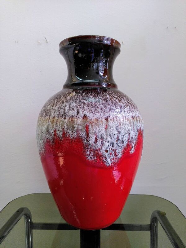 Grand vase vintage par Bay Keramik, Allemagne