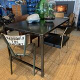 Metal factory table
