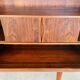 Vintage Danish mid-century retro rosewood bookcase 1960s