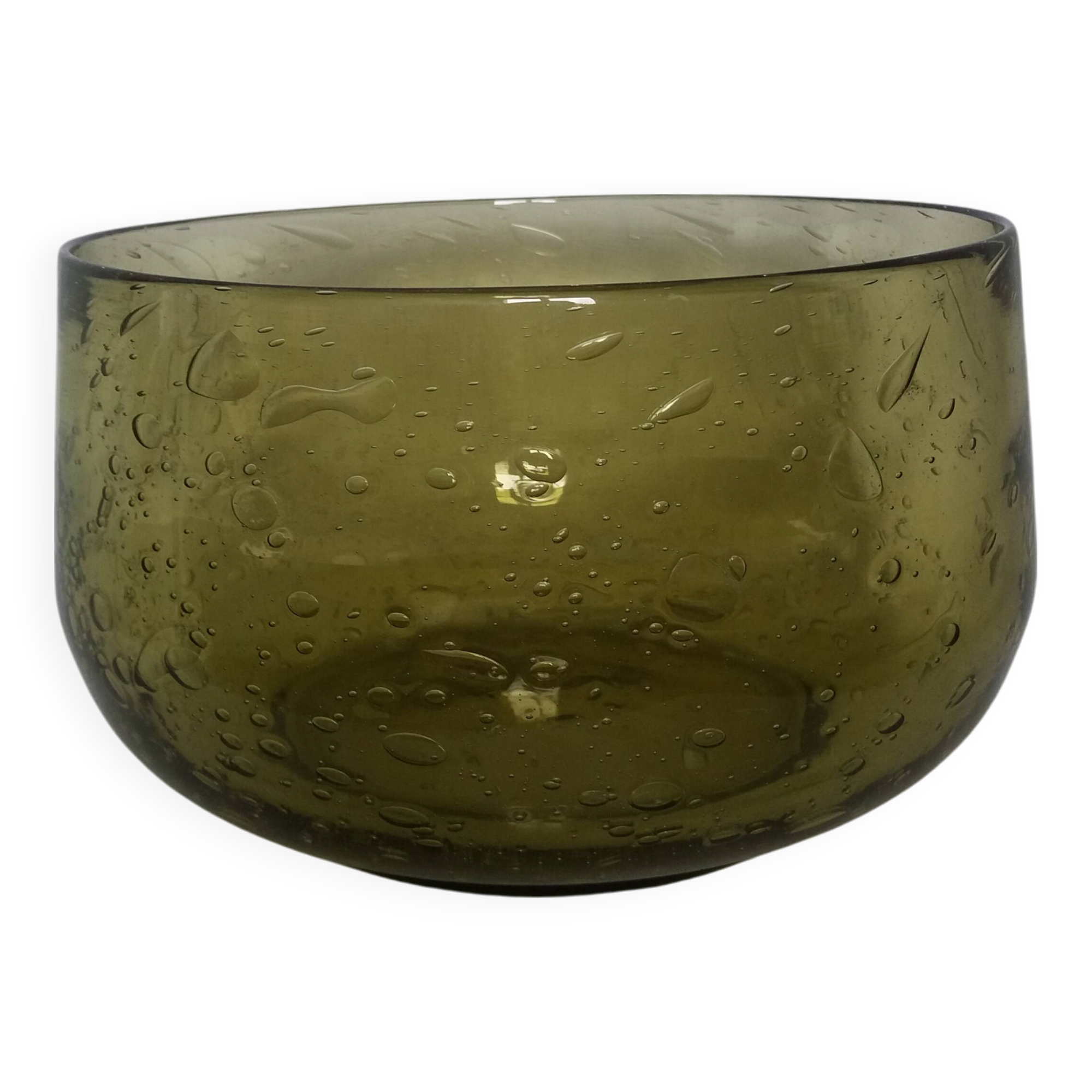 Biot bubble glass salad bowl