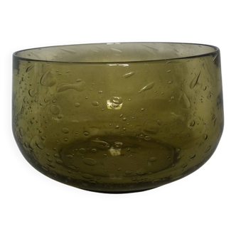 Saladier coupe verre bullé Biot