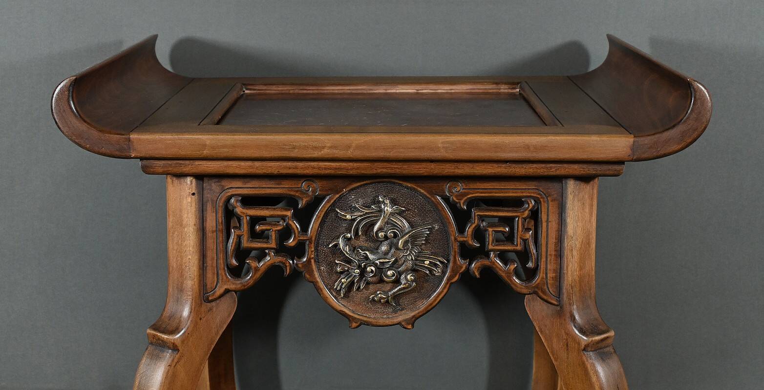 Large Asian Stool in the Viardot style – Late 19th century