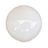 White spherical wall lamp, Elektrosvit Nové Zámky, Czechoslovakia, 1960s.